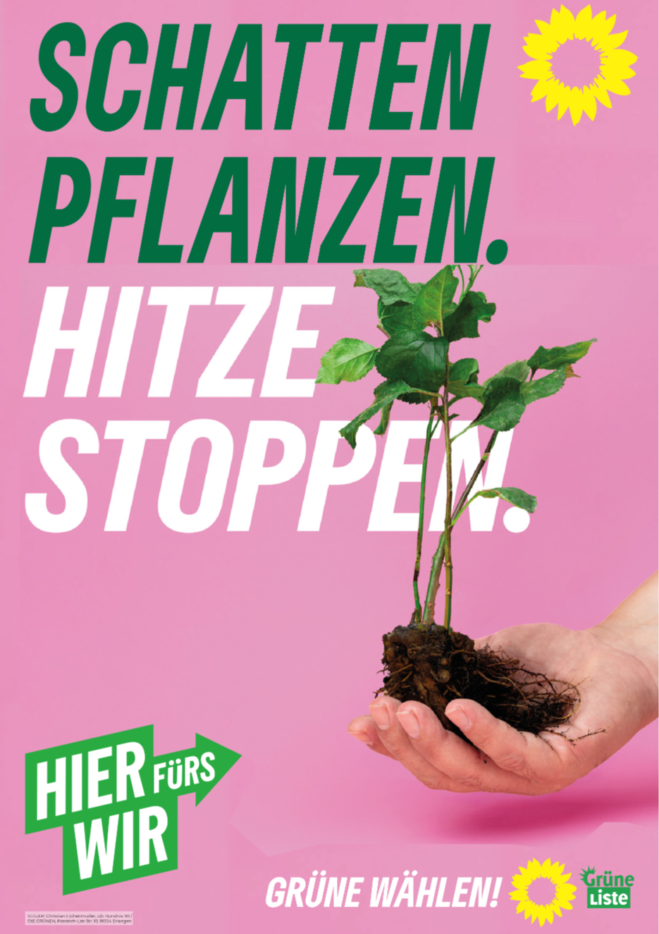 Wahlplakat Hitze